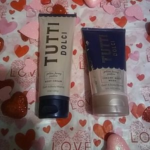 New BBW Tutti Dolci Golden Honey Praline 2 pc set